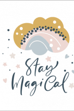 stay magical, cloud, inspirational, baby boho design free svg file