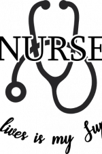 Stethoscope, Nurse Life, Saving Lives Is My Superpower - free svg file for members