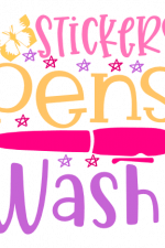 Stickers Pens Washi Free Svg File