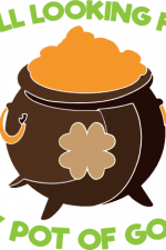 still looking for my pot of gold, st patrick's free svg file