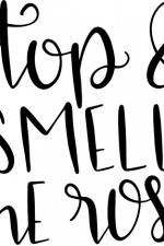 stop and smell the roses free svg file