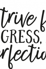 strive for progress not perfection, motivational free svg file