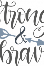 strong and brave, self motivation free svg file
