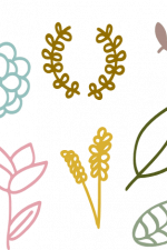 summer elements, laurel wreath, leaves free svg file
