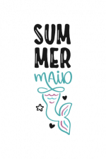 summer maid, mermaid, beach free svg file