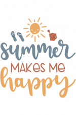 summer makes me happy, vacation free svg file