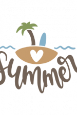 Summer, Tree, Beach Vacation Free Svg File