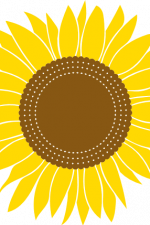Sunflower bloom, flower, summer decorative free svg file