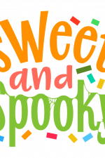 sweet and spooky, halloween free svg file