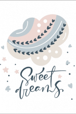 sweet dreams, cloud, baby boho design free svg file
