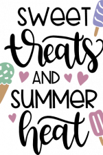 sweet treats and summer heat, vacation free svg file