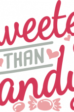 sweeter than candy, valentine's day free svg file