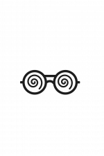 Swirly Eyeglasses, Fashion Free Svg File