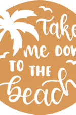 take me down to the beach, summer free svg file