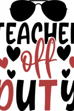 teacher off duty, sunglasses, school free svg file
