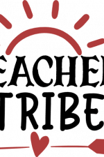 teacher tribe, heart with arrow school free svg file