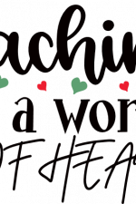 teaching is a work of heart, teachers free svg file