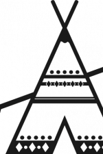 teepee with heart arrow, love free svg file
