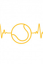 Tennis Ball Heartbeat Wave, Sport Love Free Svg File