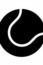 Tennis Ball Silhouette, Sport Free Svg File
