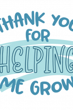 thank you for helping me grow, teacher gift free svg file