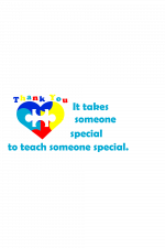 Thank You It Takes Someone Special To Teach Someone Special, Autism Free Svg File