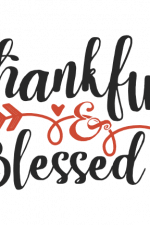 Thankful And Blessed, Parents Free Svg File