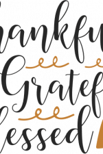 thankful grateful blessed, thanks giving day free svg file