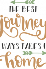 the best journey always takes us home, family free svg file