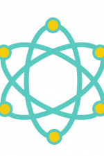 The Big Bang sign, atom Free Svg File