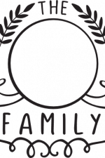 the family monogram frame free svg file
