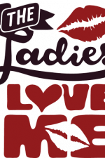 the ladies love me, lips, baby boy onesie free svg file