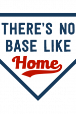 There's no Base Like Home, Baseball Love Free Svg File