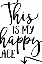 this is my happy place, home free svg file