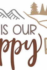 this is our happy place, home, cottage free svg file