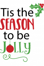 Tis The Season To Be Jolly, Christmas Free Svg File
