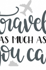 travel as much as you can, inspirational free svg file