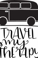 travel is my therapy, traveler, van, summer free svg file