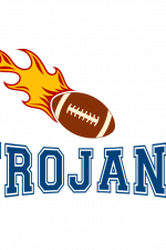 Trojans Tam Fan, Football Ball In Fire, Sport Free Svg File
