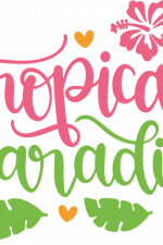 tropical paradise, summer time free svg file