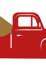 truck and gift bag, christmas free svg file, clipart images