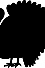 turkey silhouette, thanks giving free svg file
