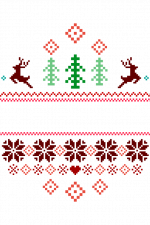 Ugly Sweater Split Text Frame, Christmas Free Svg File