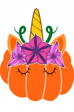 unicorn pumpkin, halloween free svg file
