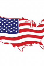 USA Map Flag, 4th Of July Free Svg File