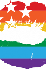 usa stars on lips, kiss, lgbt pride free svg file