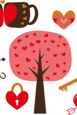 valentine's day bundle, hearts, love tree, ice cream free svg file