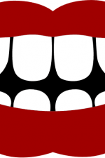 vampire fangs teeth girly lips free svg file