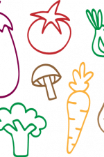 vegetables bundle, egg plant, carrot, tomato free svg file