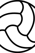 volleyball ball, sport free svg file